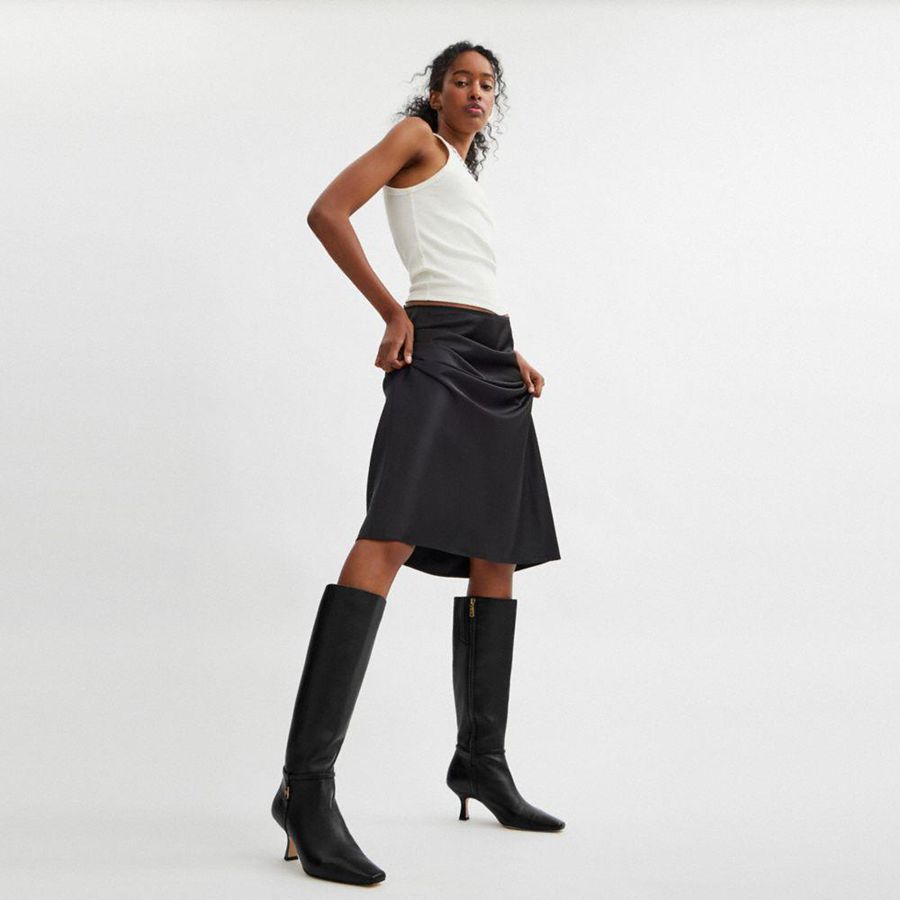 Botas COACH Raquel Feminino Pretas | 86947WMUN