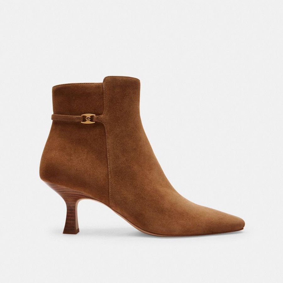 Botas COACH Rebeccaie Feminino Marrom | 21349GJZU
