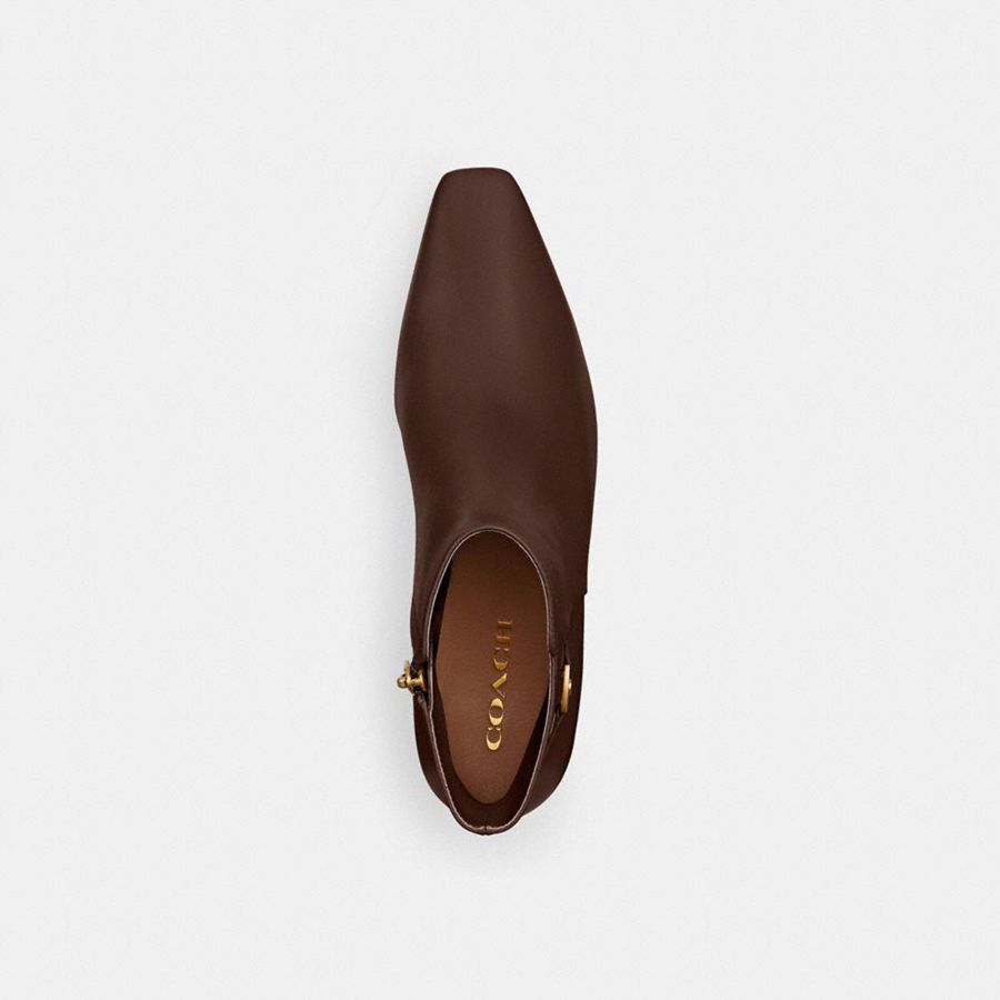 Botas COACH Rebeccaie Feminino Marrom | 46520PECX