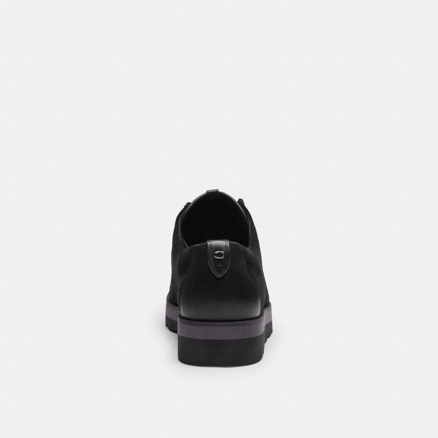 Botas COACH Scott Apron Toe Masculino Pretas | 93072FDOZ