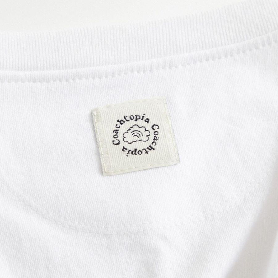 Camiseta COACH Relaxed With Flower Print Masculino Branco | 17354GDBW