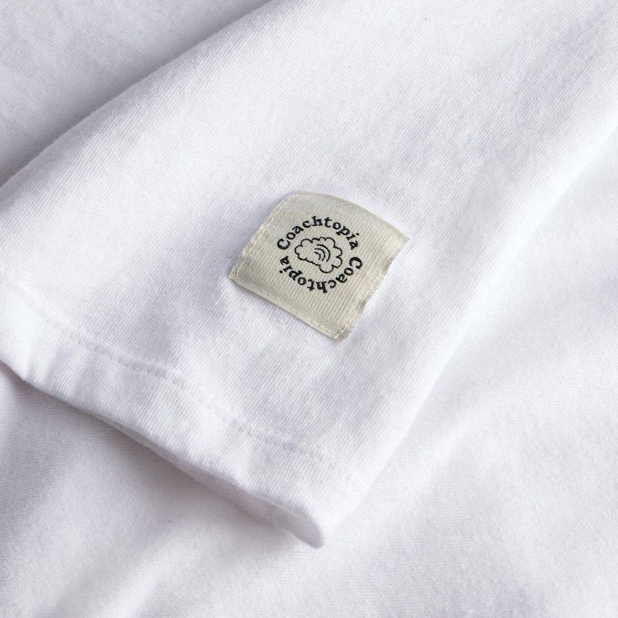 Camiseta COACH Relaxed With Wasty Print Masculino Branco | 43962VACS