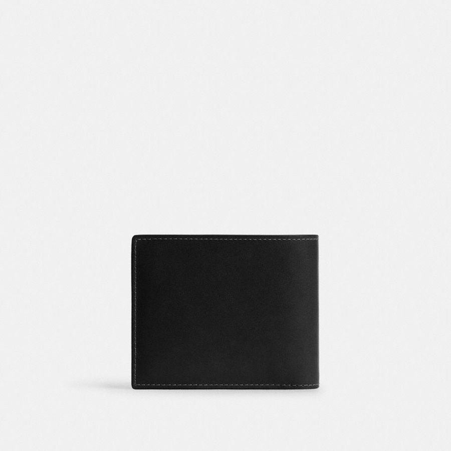 Carteira COACH 3 In 1 Masculino Pretas | 79142MTJP