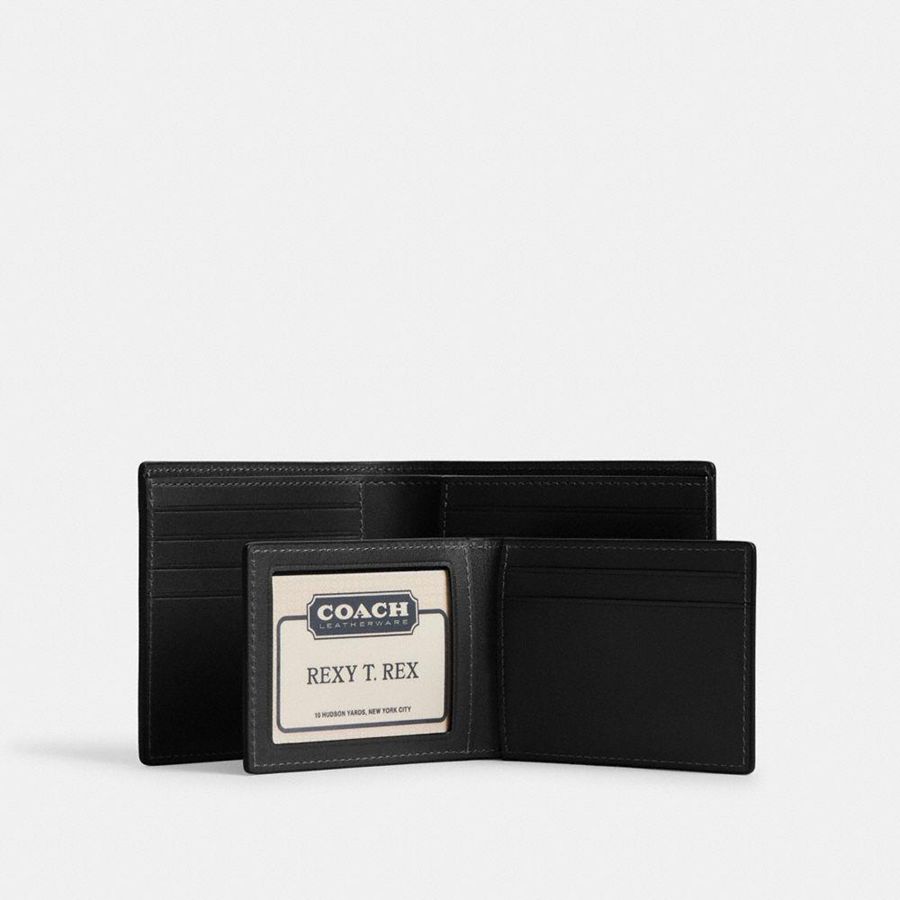 Carteira COACH 3 In 1 Masculino Pretas | 79142MTJP