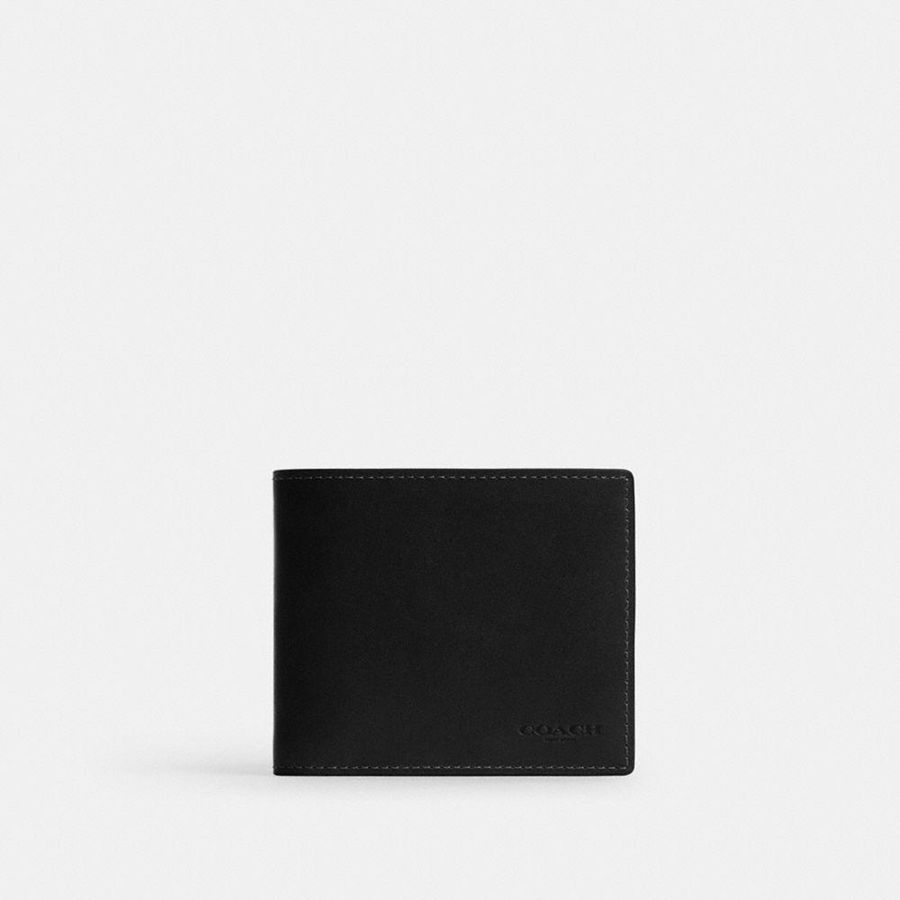 Carteira COACH 3 In 1 Masculino Pretas | 79142MTJP