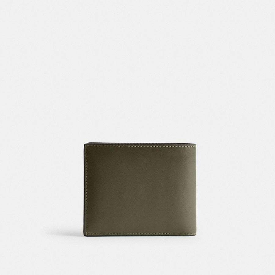 Carteira COACH 3 In 1 Masculino Verdes | 96851YRTA