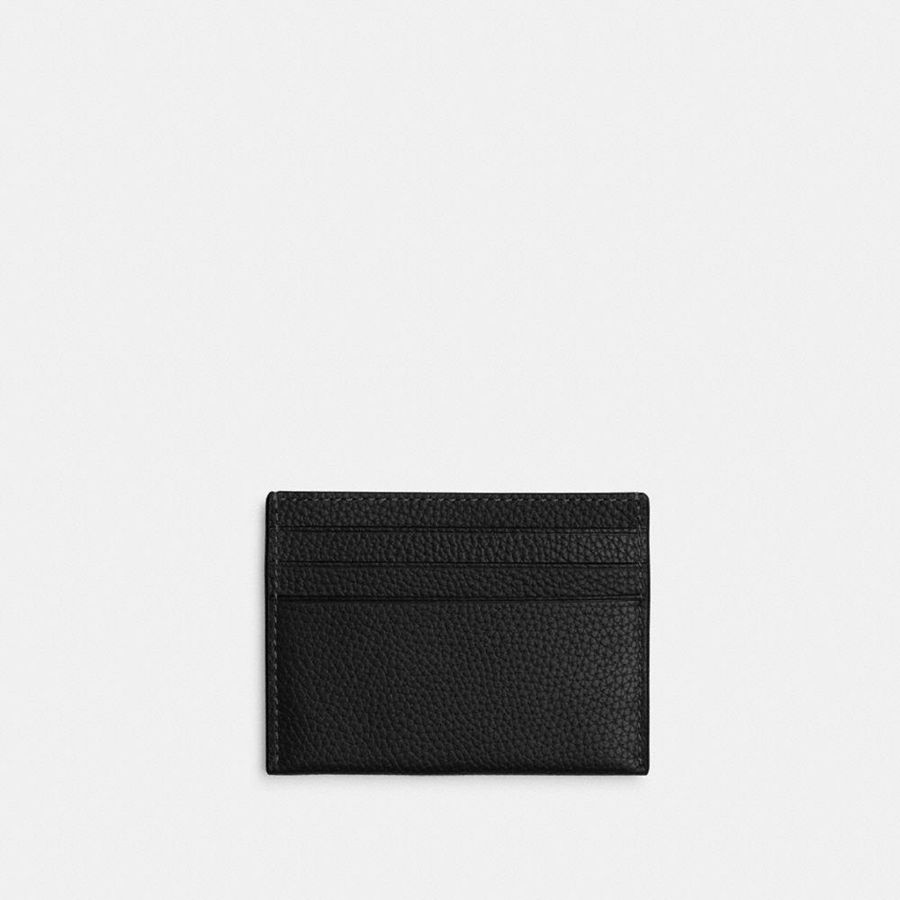 Carteira COACH Card Case In Signature Canvas Masculino Cinzentas | 90257BNYX