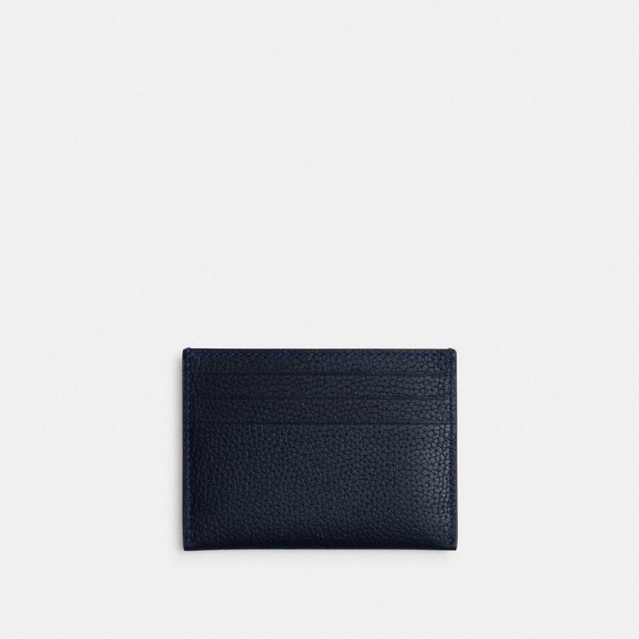 Carteira COACH Card Case With Coach Graphic Masculino Azul Marinho | 09435SMKT