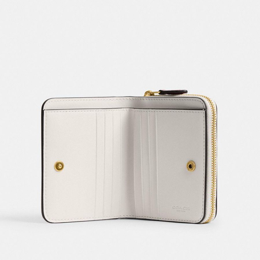 Carteira COACH Essential Billfold With Cherry Print Feminino Branco | 87610BFXR