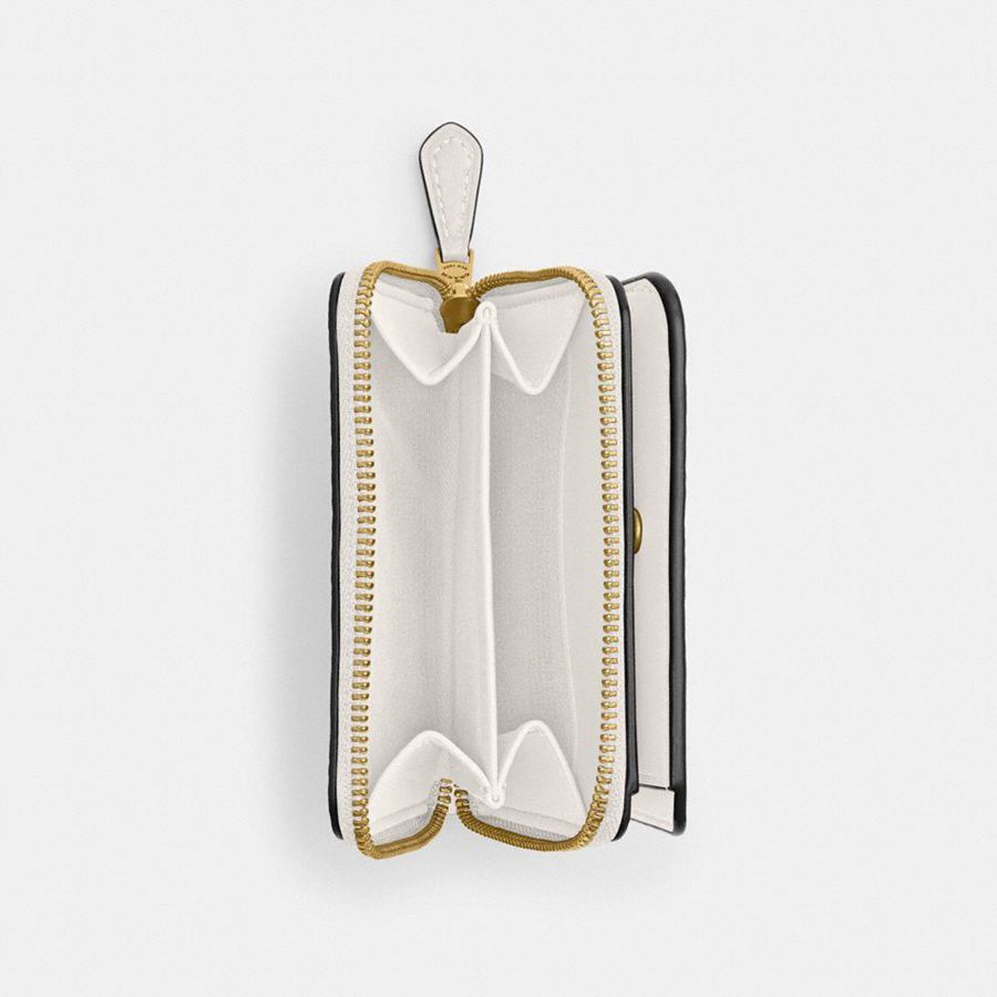 Carteira COACH Essential Billfold With Cherry Print Feminino Branco | 87610BFXR