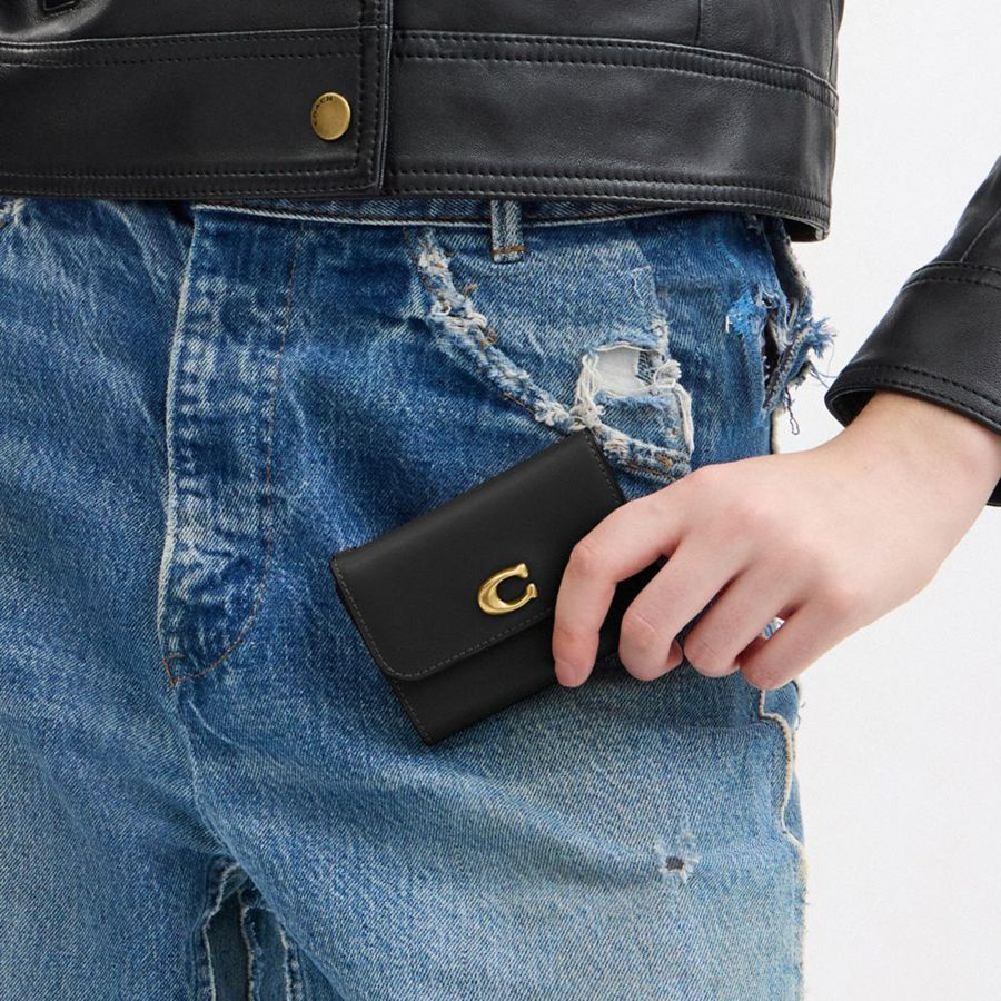 Carteira COACH Essential Card Holder Feminino Pretas | 25304CTOE