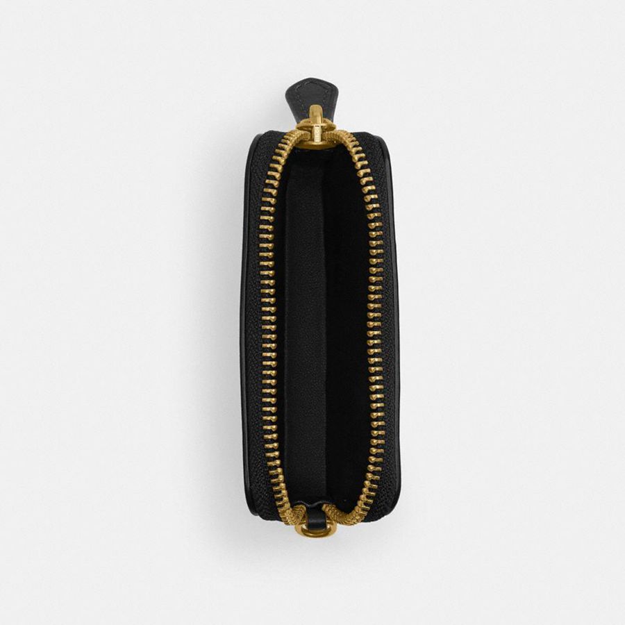 Carteira COACH Essential Chain Card Case Feminino Pretas | 68905PEJB