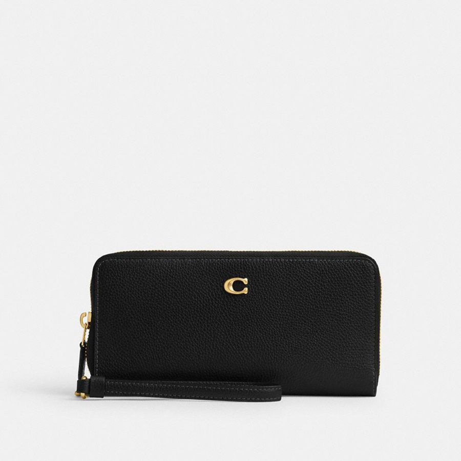 Carteira COACH Essential Continental Feminino Pretas | 15802ZMYN
