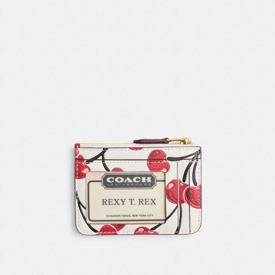 Carteira COACH Essential Mini Id Card Case Feminino Prateadas | 80341HNUE