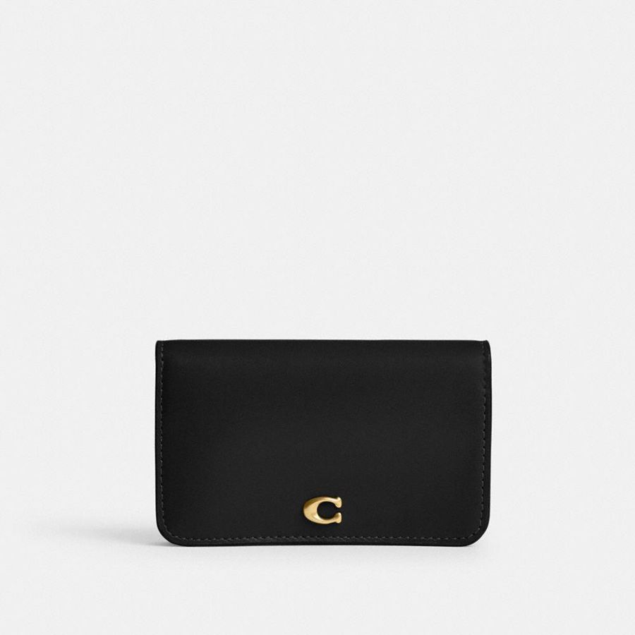 Carteira COACH Essential Slim Card Case Feminino Pretas | 69510SGUD
