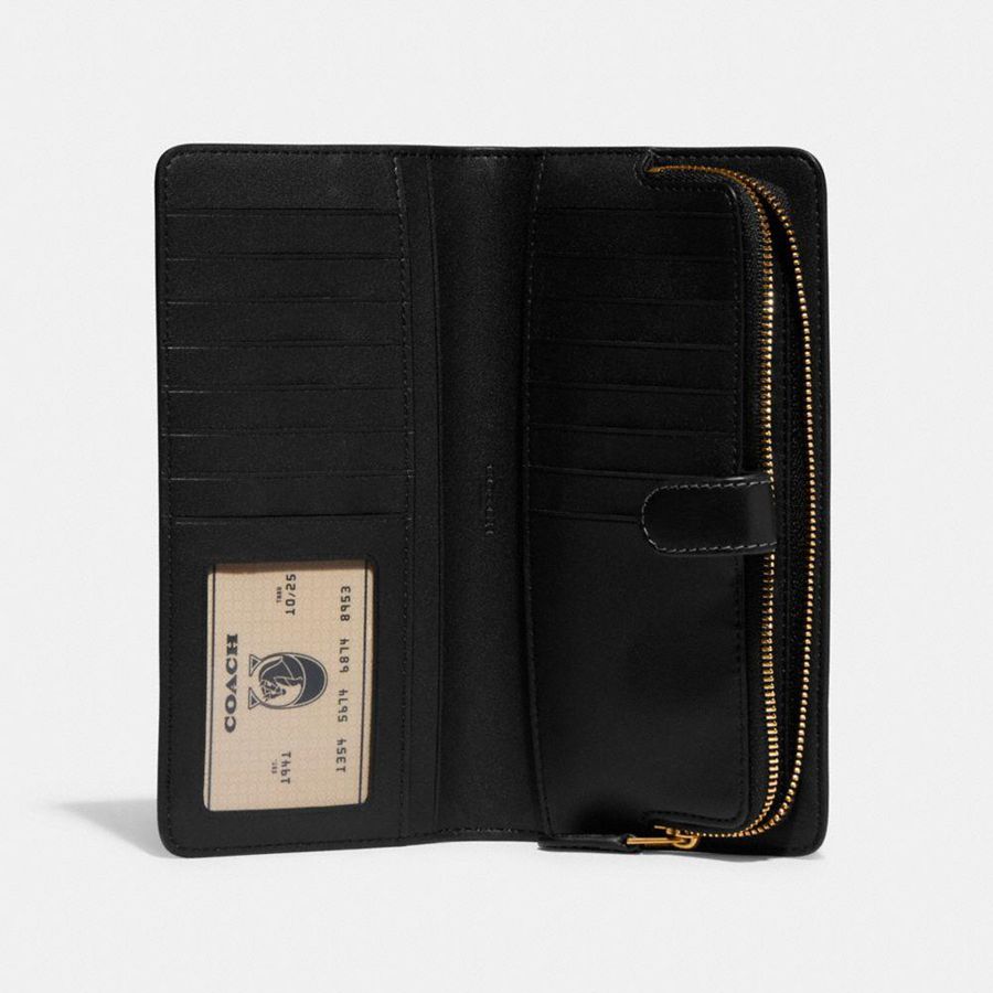 Carteira COACH Essential Slim Feminino Pretas | 06591GFVN