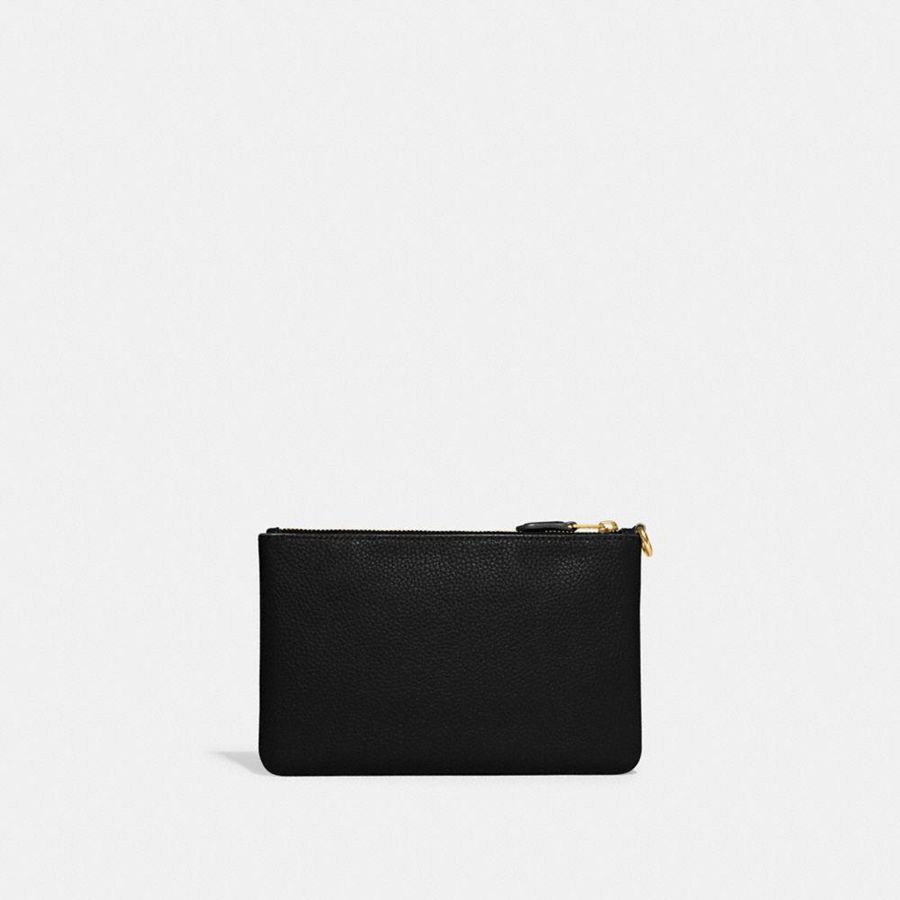 Carteira COACH Essential Small Wristlet Feminino Pretas | 06897PVUG