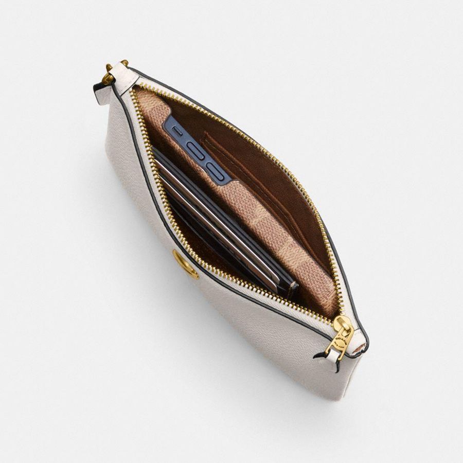 Carteira COACH Essential Small Wristlet Feminino Pretas | 06897PVUG