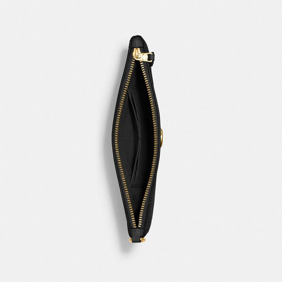 Carteira COACH Essential Small Wristlet Feminino Pretas | 06897PVUG