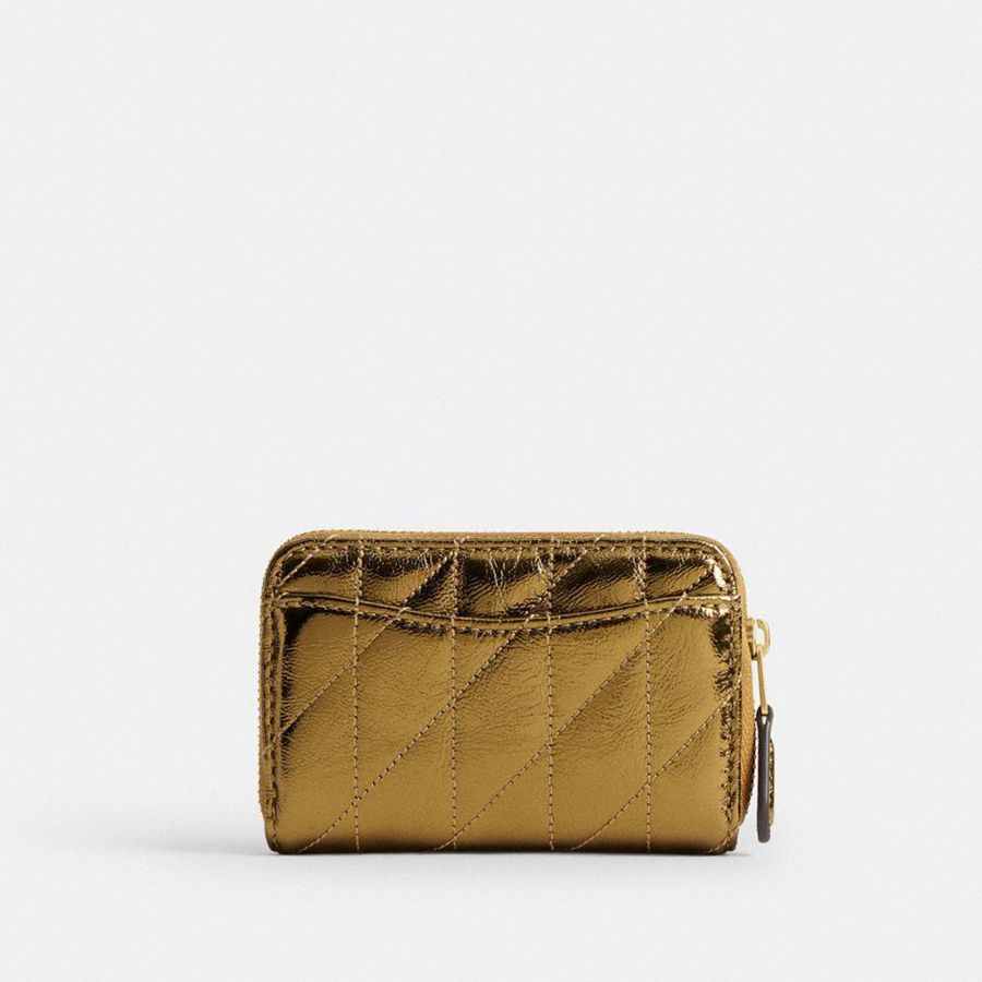 Carteira COACH Small Zip Around Card Case Masculino Pretas | 28149PBDL