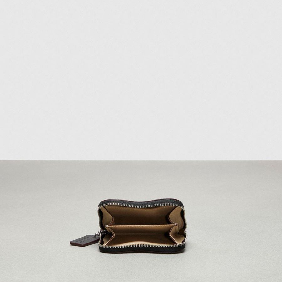 Carteira COACH Zip Around In Coachtopia Leather Feminino Pretas | 59406WEVA