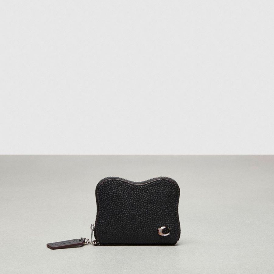Carteira COACH Zip Around In Coachtopia Leather Feminino Pretas | 59406WEVA
