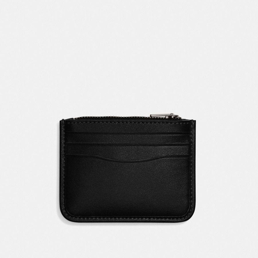 Carteira COACH Zip Card Case Masculino Verdes | 20731CXRS