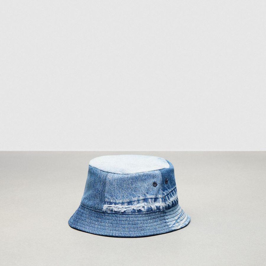 Chapéu COACH Bucket Masculino Azuis | 01298WFPT