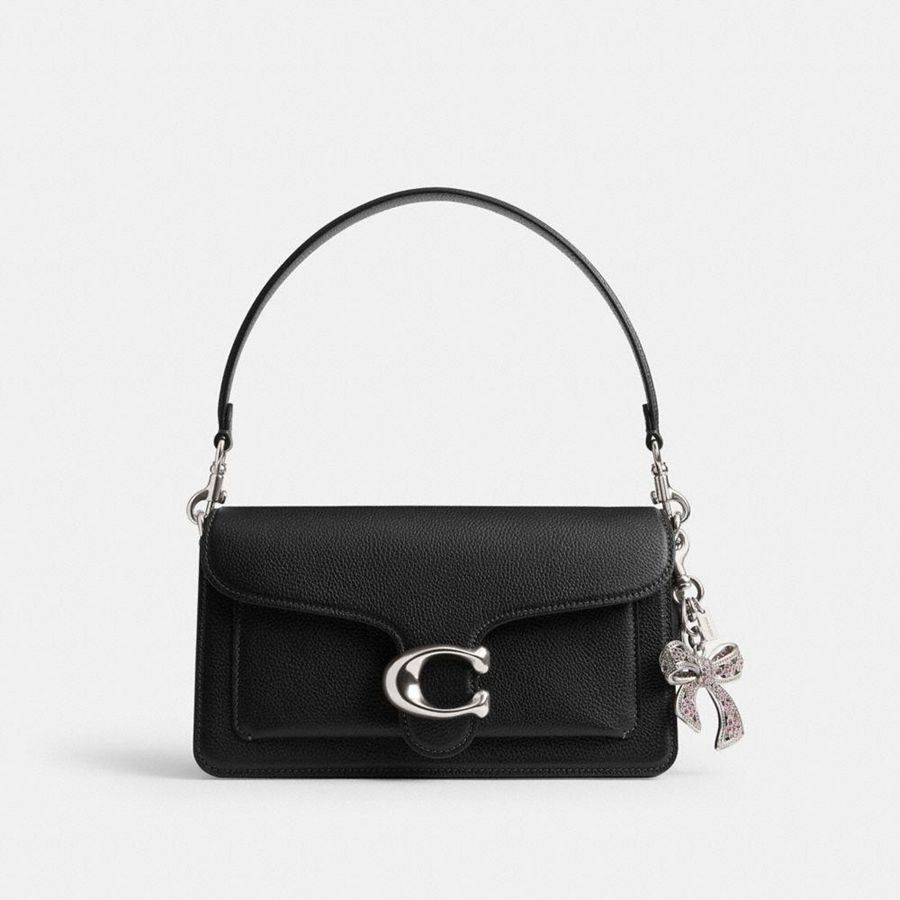 Charms COACH Bow Bag Feminino Prateadas | 85796UQWI