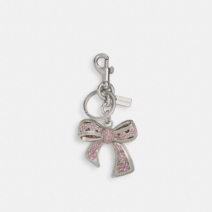 Charms COACH Bow Bag Feminino Prateadas | 85796UQWI