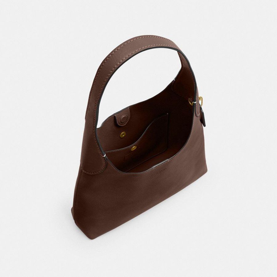 Charms COACH Brooklyn Shoulder Bag 28 Ands Feminino Douradas | 95730QNCI