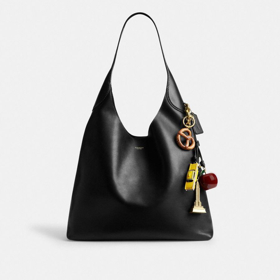 Charms COACH Brooklyn Shoulder Bag 39 Ands Feminino Douradas | 58904LZRE