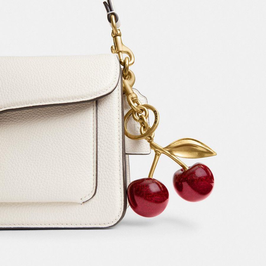 Charms COACH Cherry Bag Feminino Vermelhas | 53860IBQX