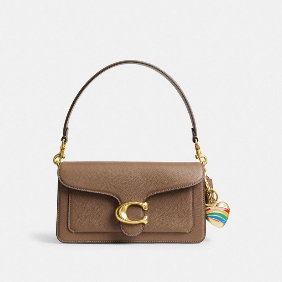 Charms COACH Heart Bag Feminino Douradas | 26157GRBF