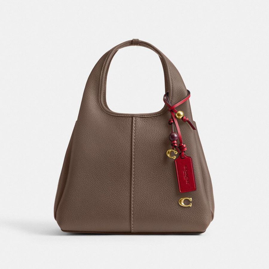 Charms COACH Heritage Bag Feminino Vermelhas | 71348KPMC
