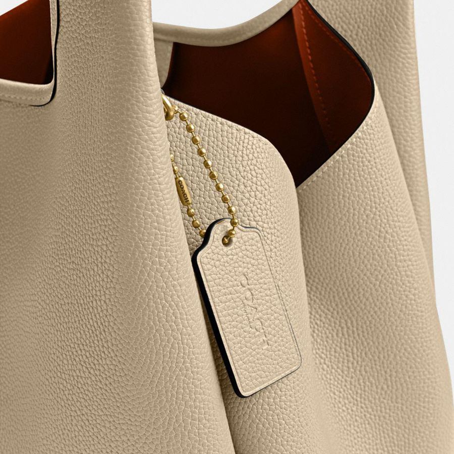 Charms COACH Lana Shoulder Bag With And Strap Feminino Douradas | 40795ZUQO