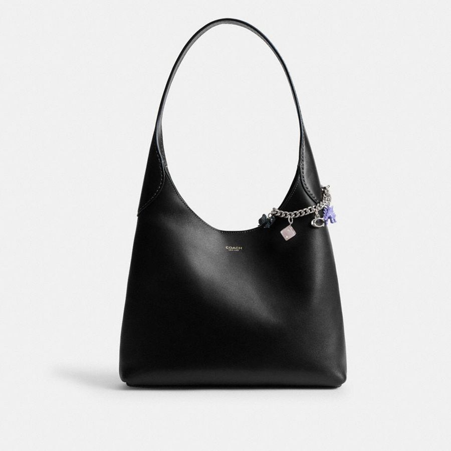 Charms COACH Motif Chain Bag Feminino Prateadas | 58916BTJA