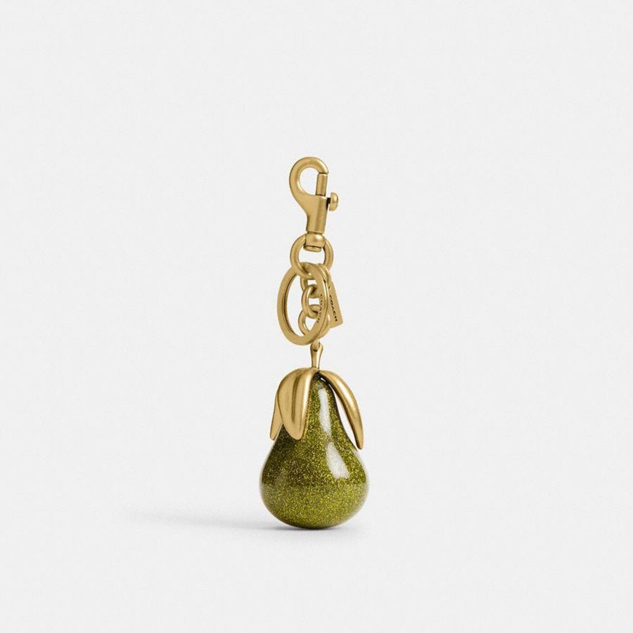 Charms COACH Pear Bag Feminino Douradas | 72843PDBE