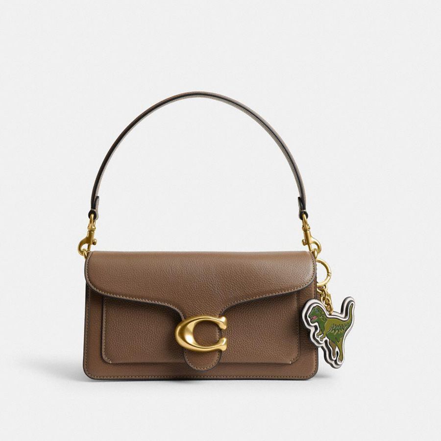 Charms COACH Rexy Bag With Signature Canvas Feminino Verdes | 63801VJLW