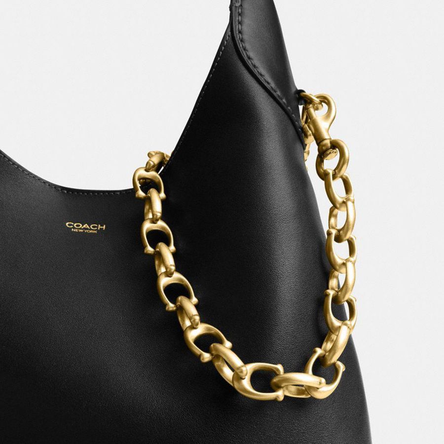 Charms COACH Signature Link Chain Strap Feminino Douradas | 01423JLHE