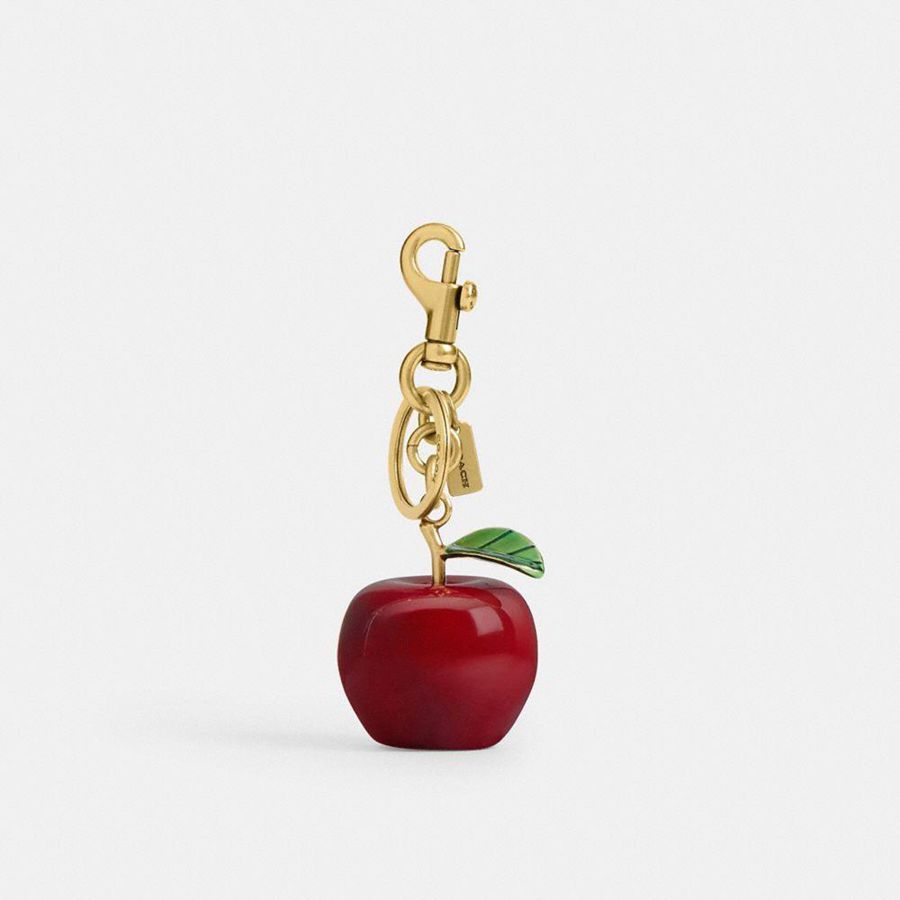 Charms COACH Small Apple Bag Feminino Douradas | 95748SADF