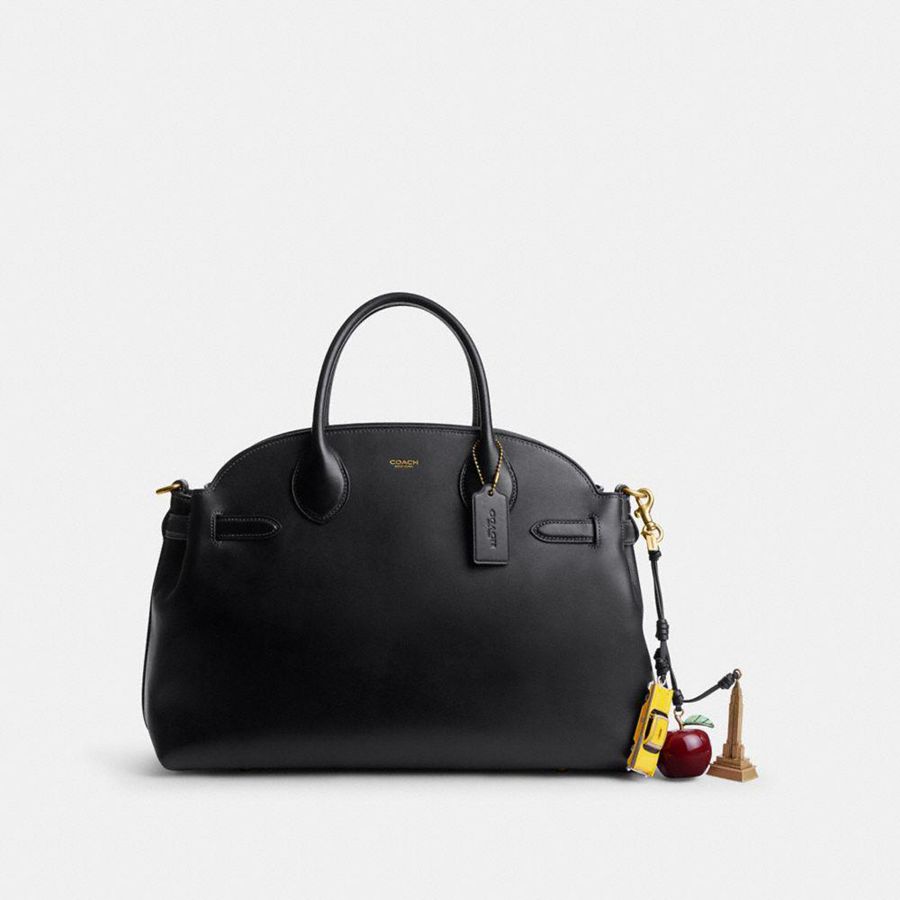 Charms COACH Small New York Cluster Bag Feminino Pretas | 41302NYXH
