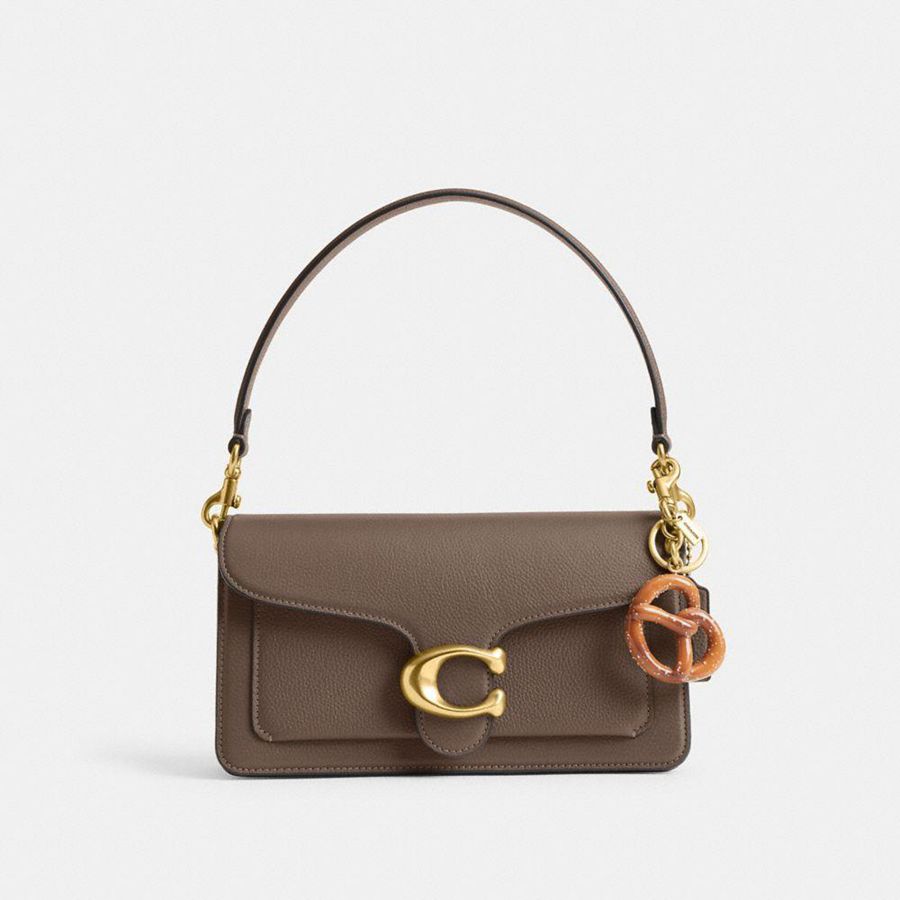 Charms COACH Small Pretzel Bag Feminino Douradas | 81043JAGH