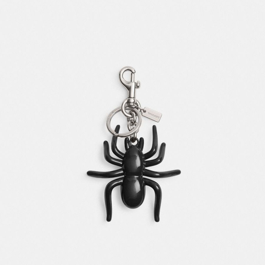 Charms COACH Spider Bag Feminino Pretas | 45092HUYD