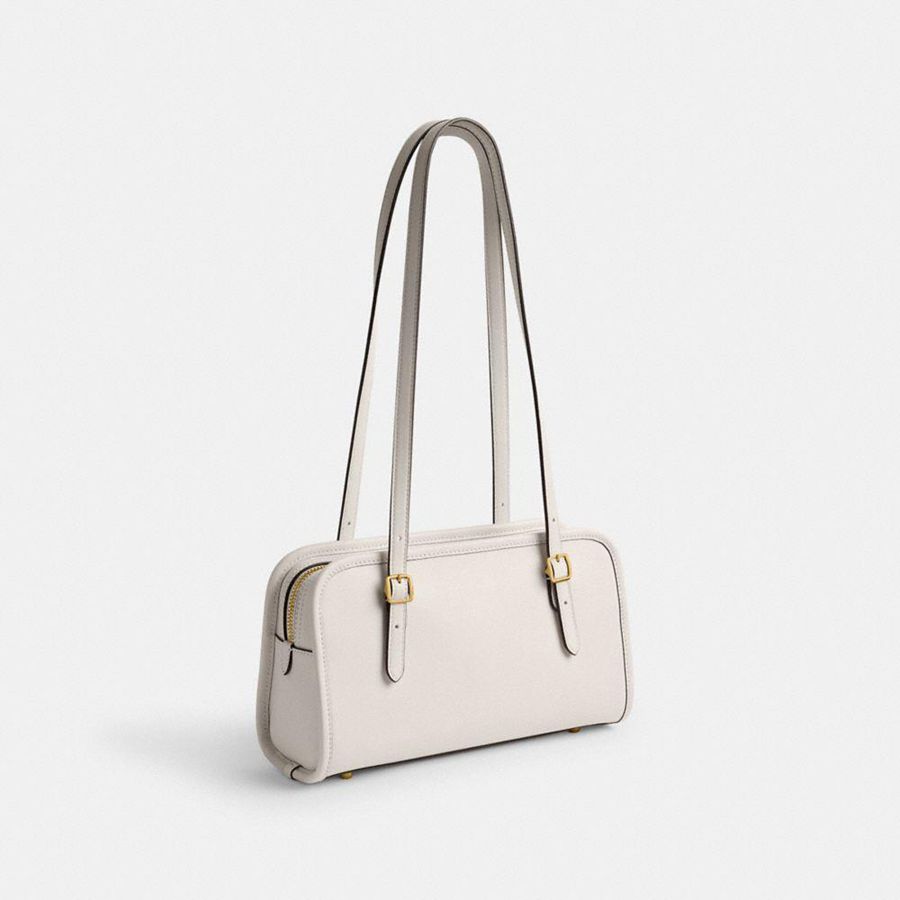 Charms COACH Swing Zip Bag Ands Feminino Douradas | 30517USMR