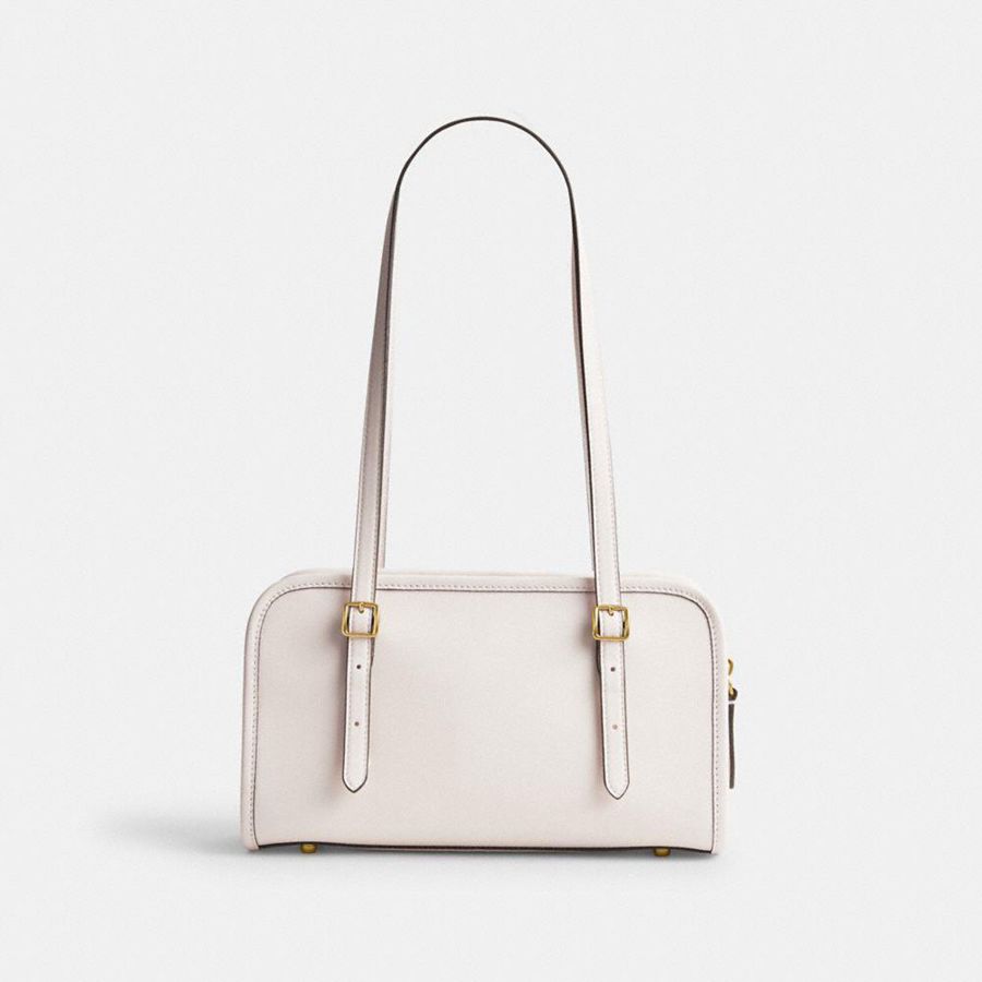 Charms COACH Swing Zip Bag With And Strap Feminino Douradas | 83451IECQ