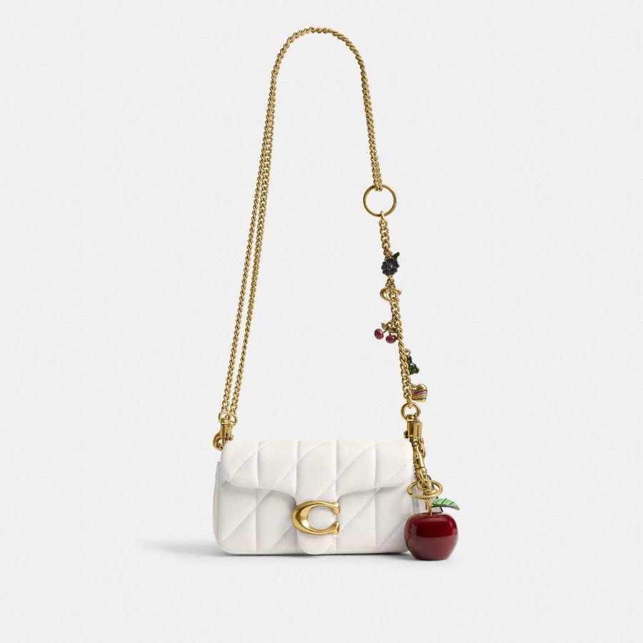 Charms COACH Tabby Crossbody Wristlet With Pillow Quilting Ands Feminino Douradas | 54182IMGV