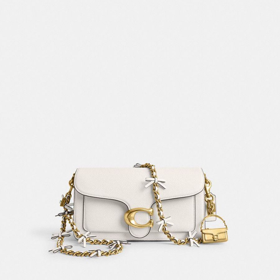 Charms COACH Tabby Shoulder Bag 26 With And Strap Feminino Prateadas | 92078VIUZ
