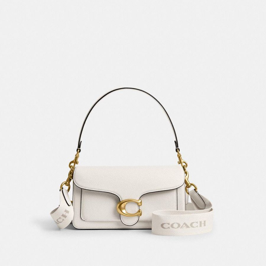 Charms COACH Tonal Signature Webbing Strap Feminino Prateadas | 84603LDSW