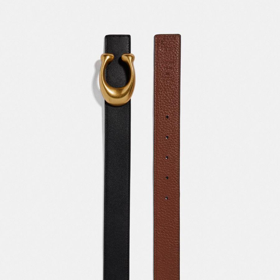Cintos COACH Hardware Reversible, 32 Mm Feminino Marrom | 37514LWEG